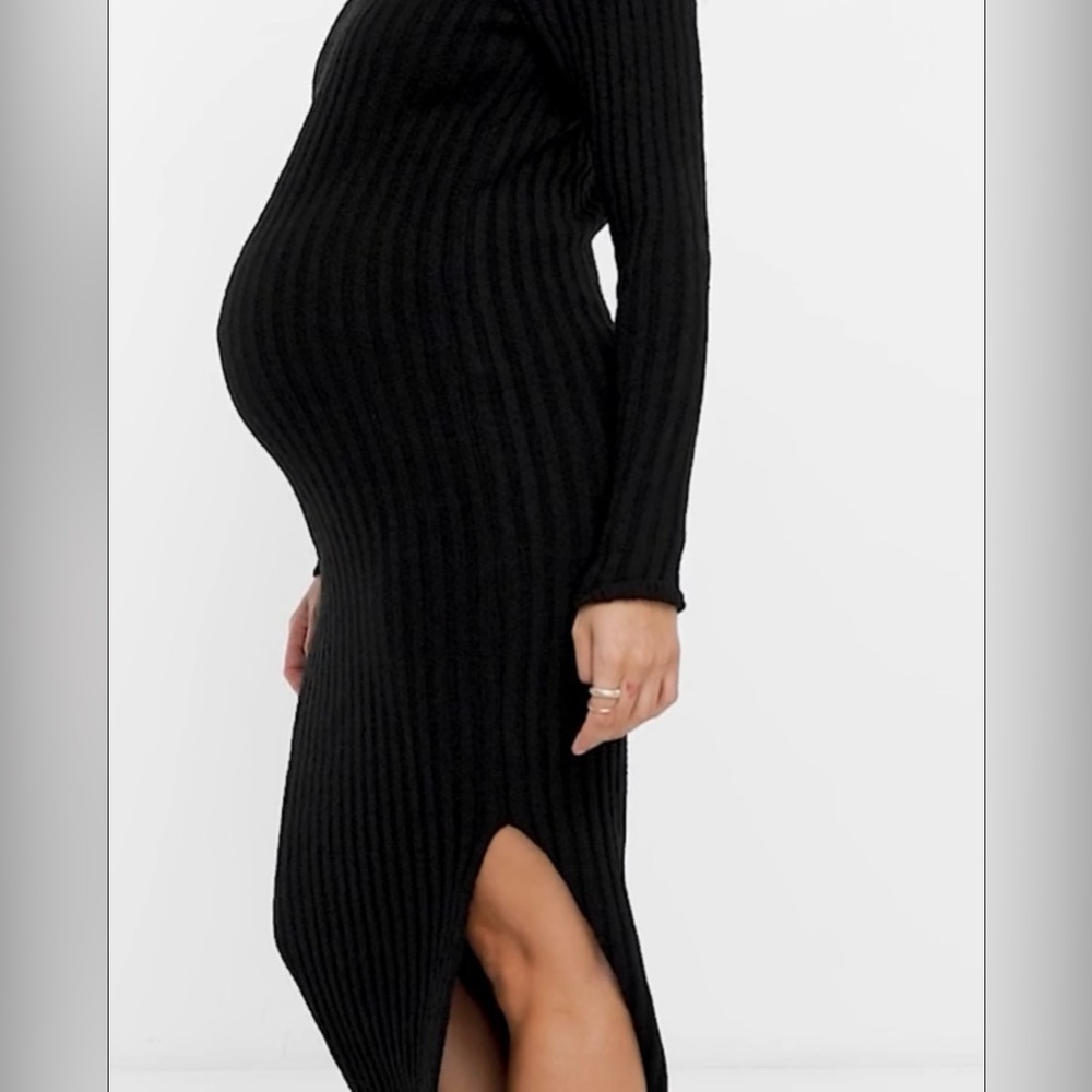 Asos Maternity Ribbed Sweater Dress